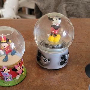 Mickey Mouse snow globes